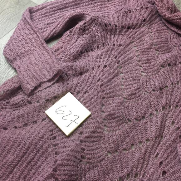 Soft Surroundings Cardigan Mauve Dusty Purple Open Sweater XLP - Picture 7 of 7